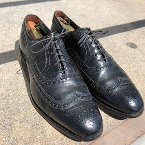 Allen Edmonds McAllister Wingtip Oxford Dress Shoe Black 9.5D Great Condition